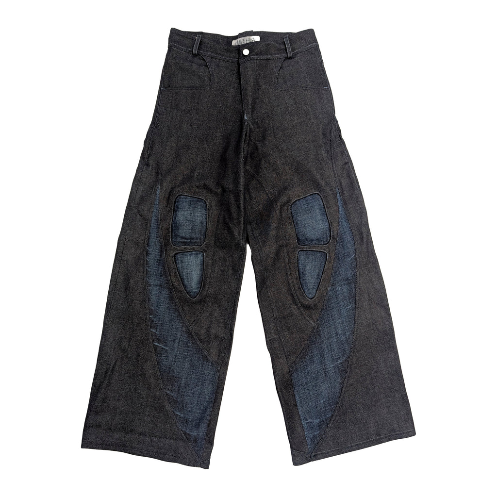 1of1 FUTURA embossed raw denim