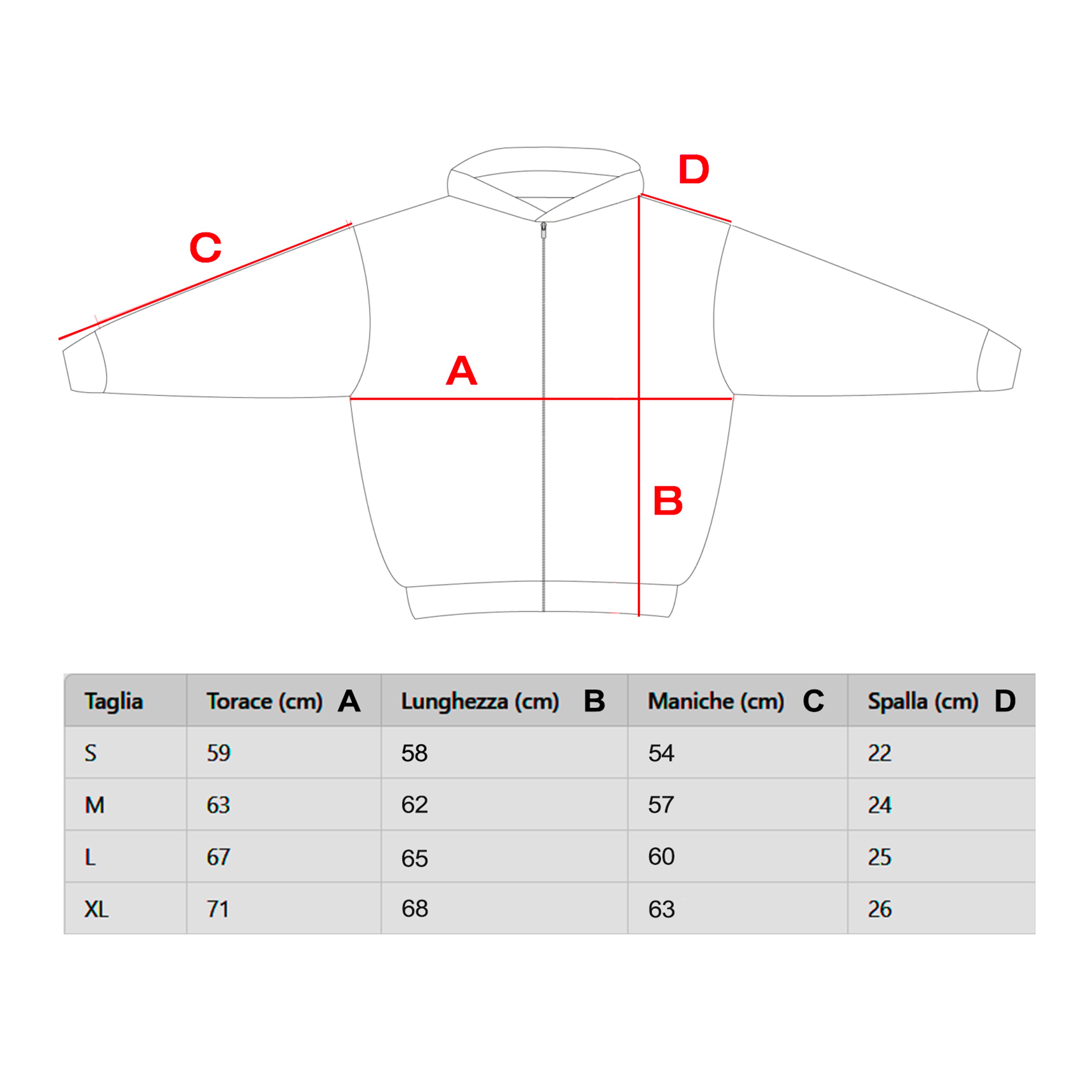 MALPHAS zip-hoodie