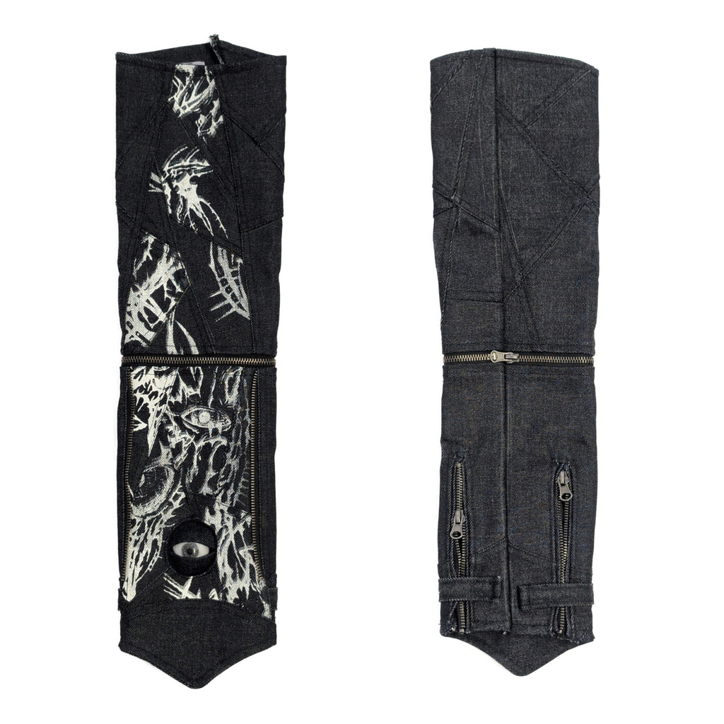 1of1 RECKLESS raw denim arm sleeve