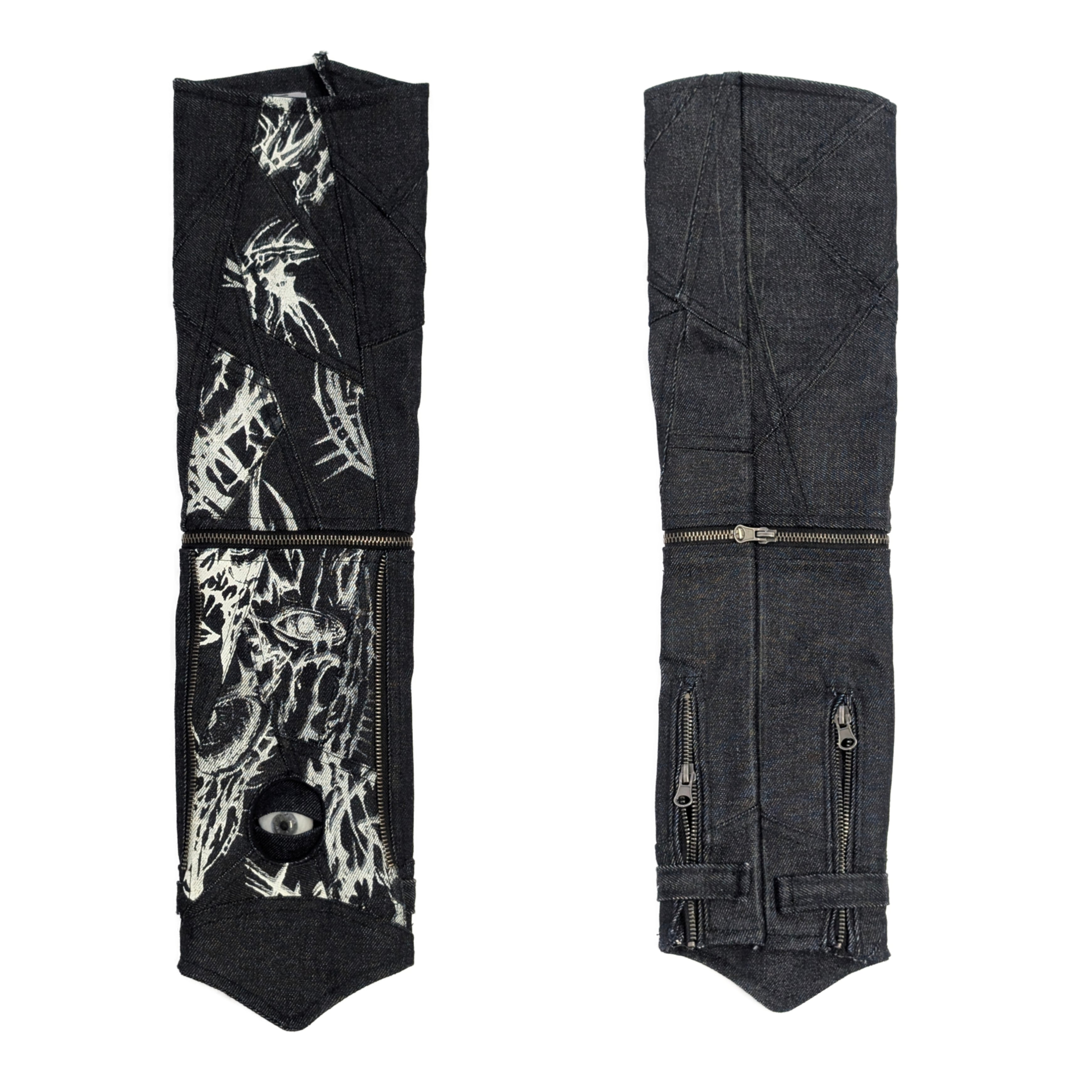 1of1 RECKLESS raw denim arm sleeve