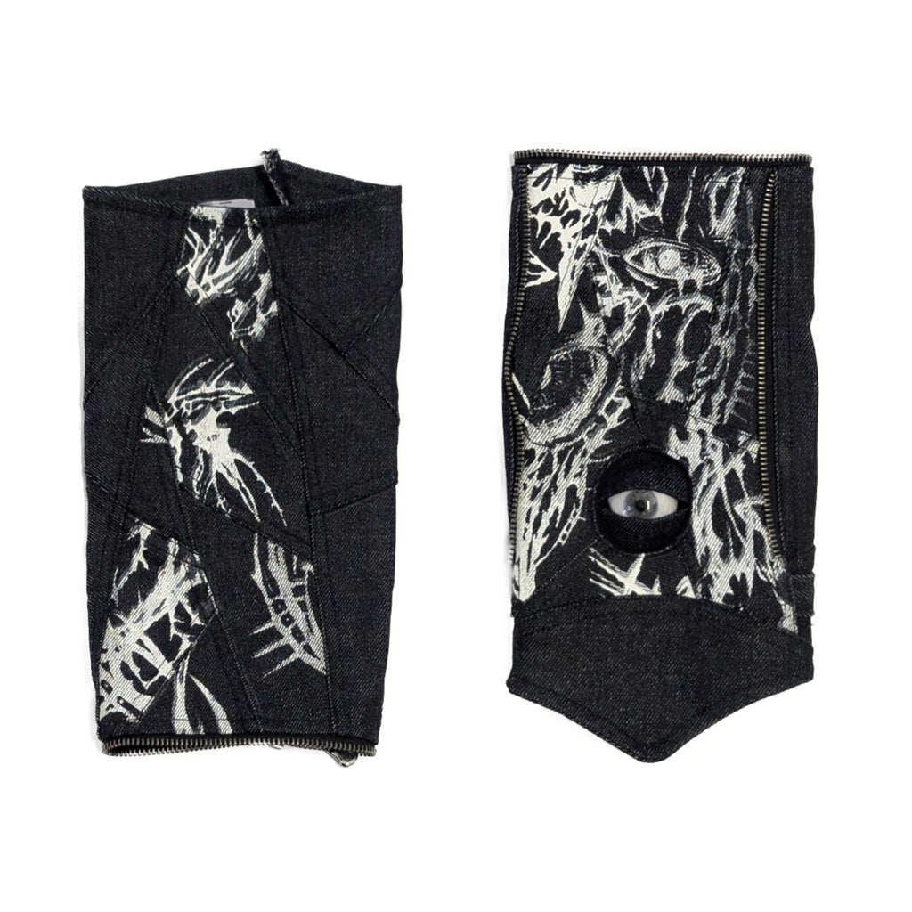 1of1 RECKLESS raw denim arm sleeve