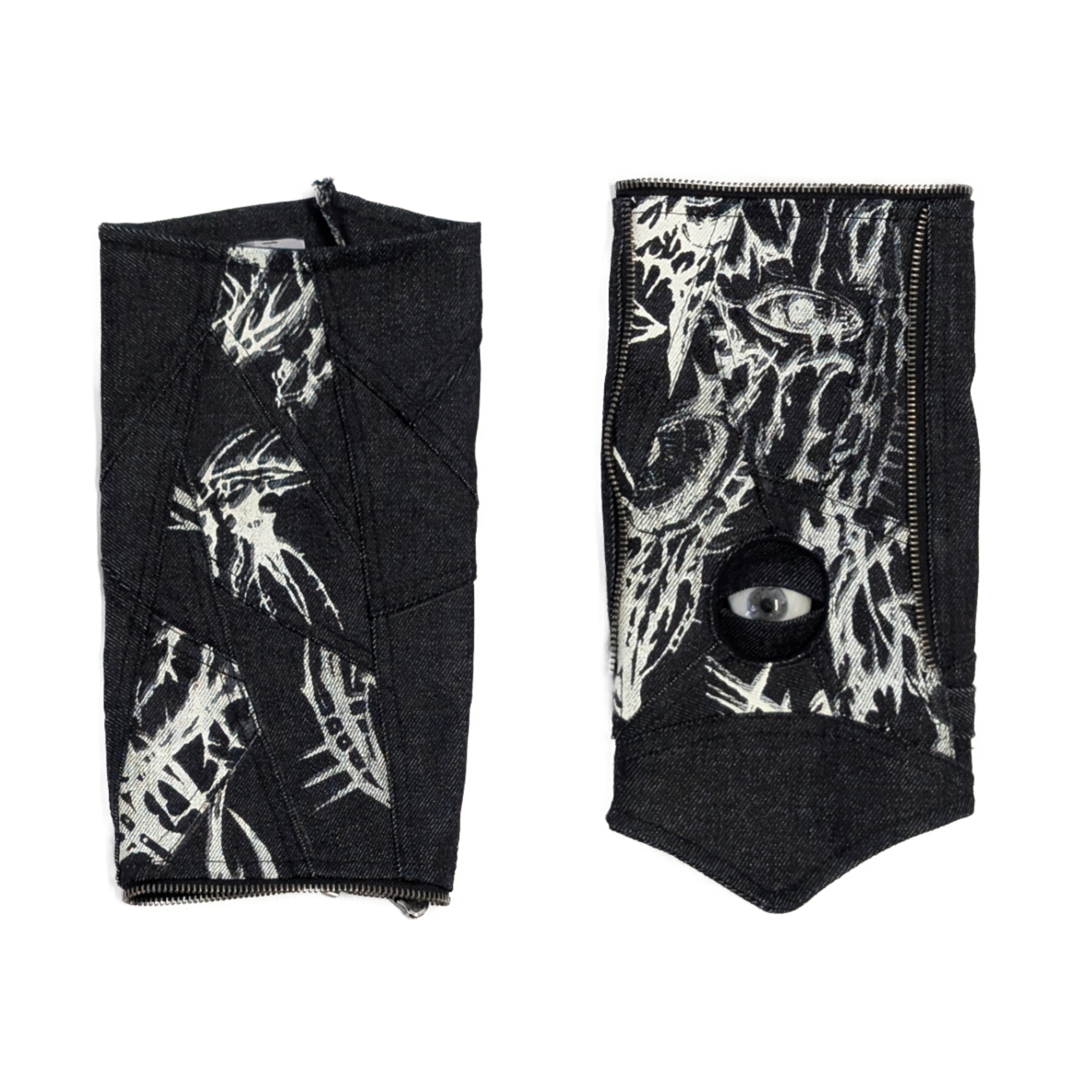 1of1 RECKLESS raw denim arm sleeve