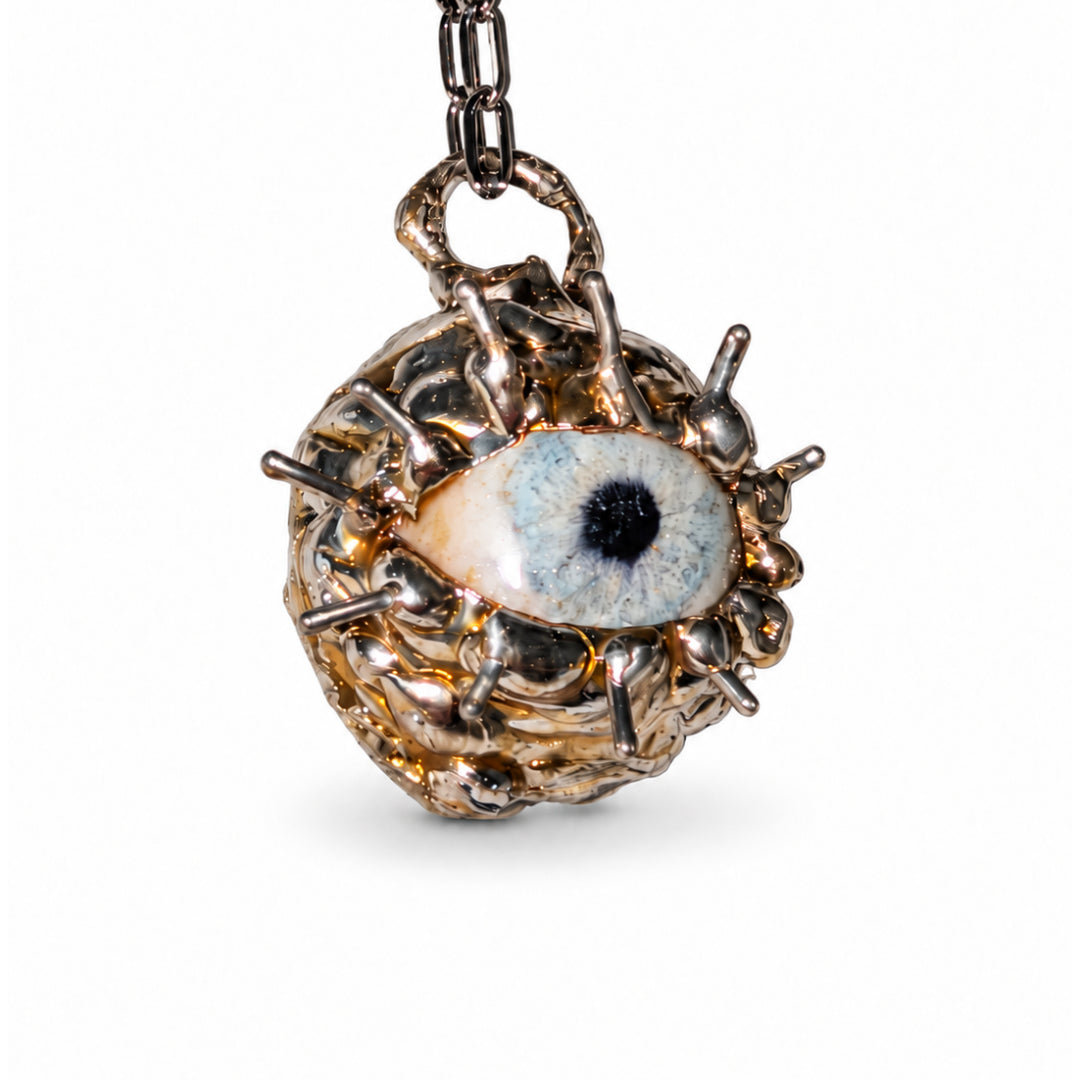 TIN TEAR - EYE NECKLACE
