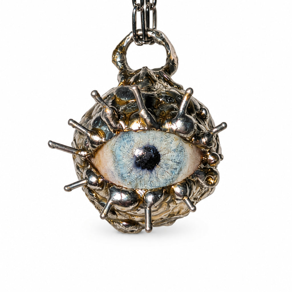TIN TEAR - EYE NECKLACE