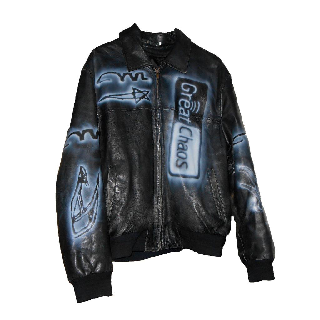 1of1 GREAT CHAOS leather jacket